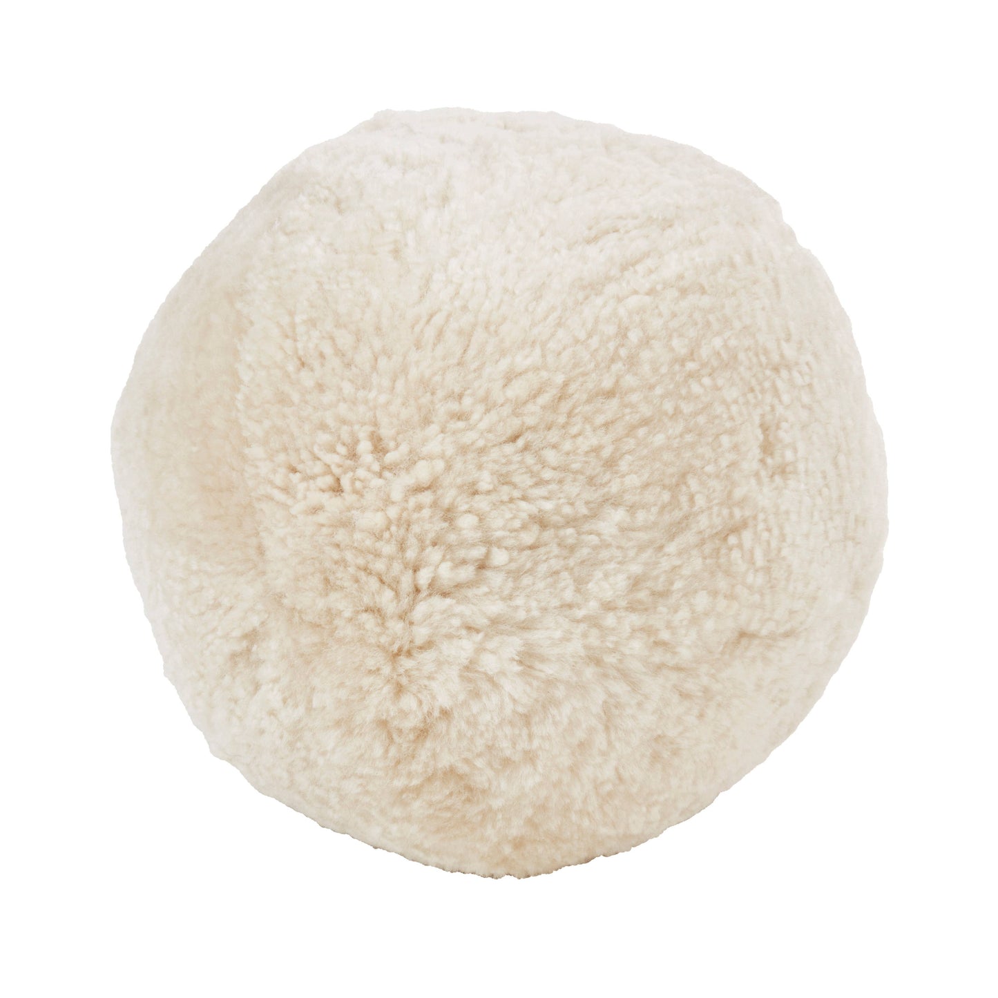 Fleece Fantasy Sheepskin Ball Throw Pillow