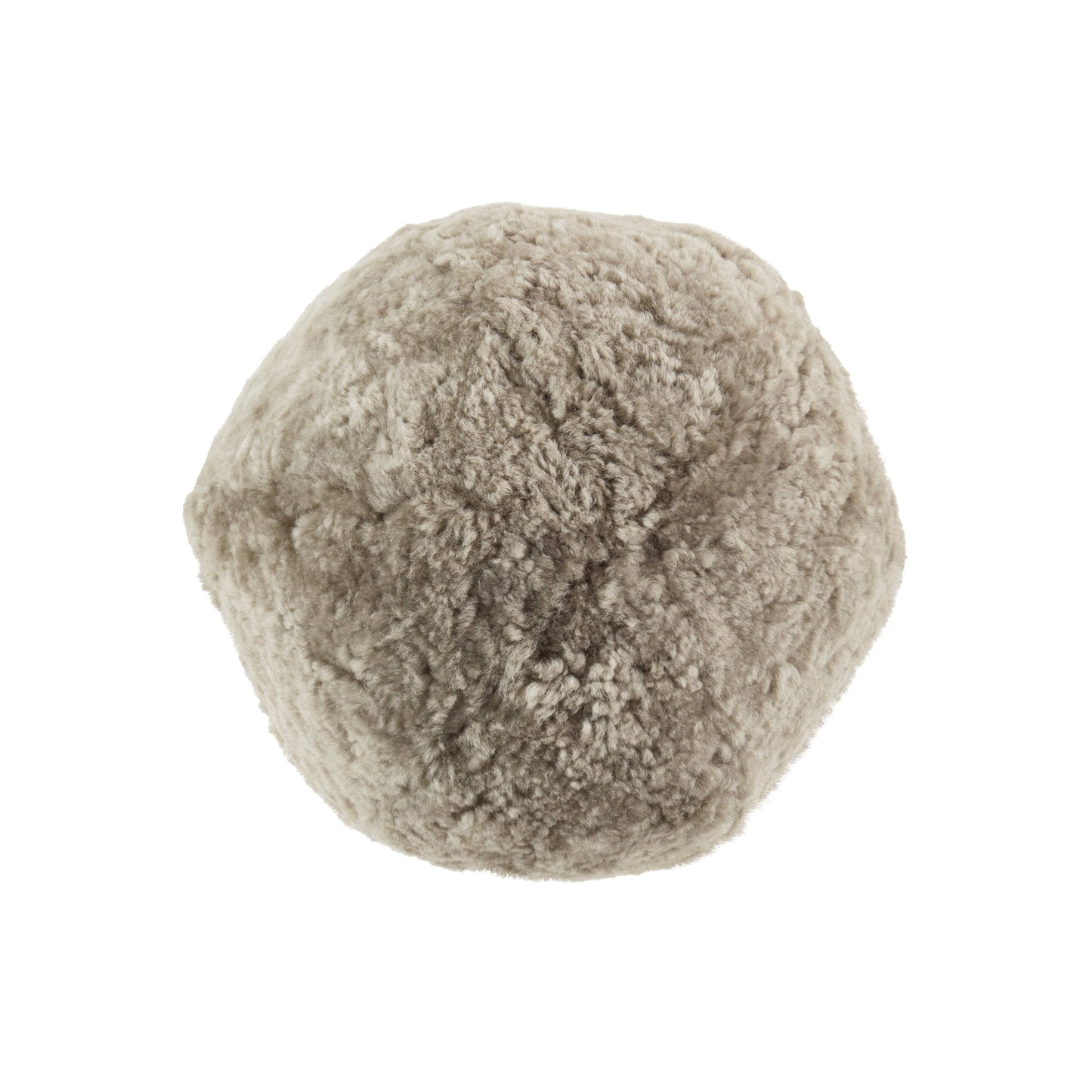 Fleece Fantasy Sheepskin Ball Throw Pillow