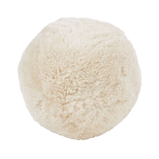 Fleece Fantasy Sheepskin Ball Throw Pillow