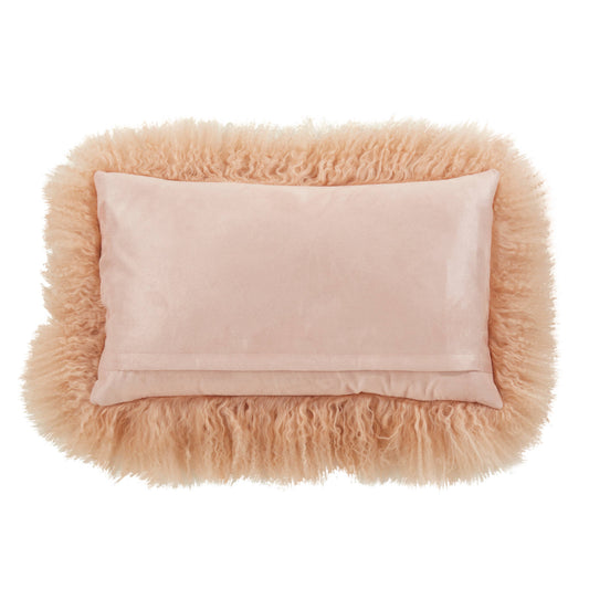 12'x20' Mongolian Lamb Fur Pillow